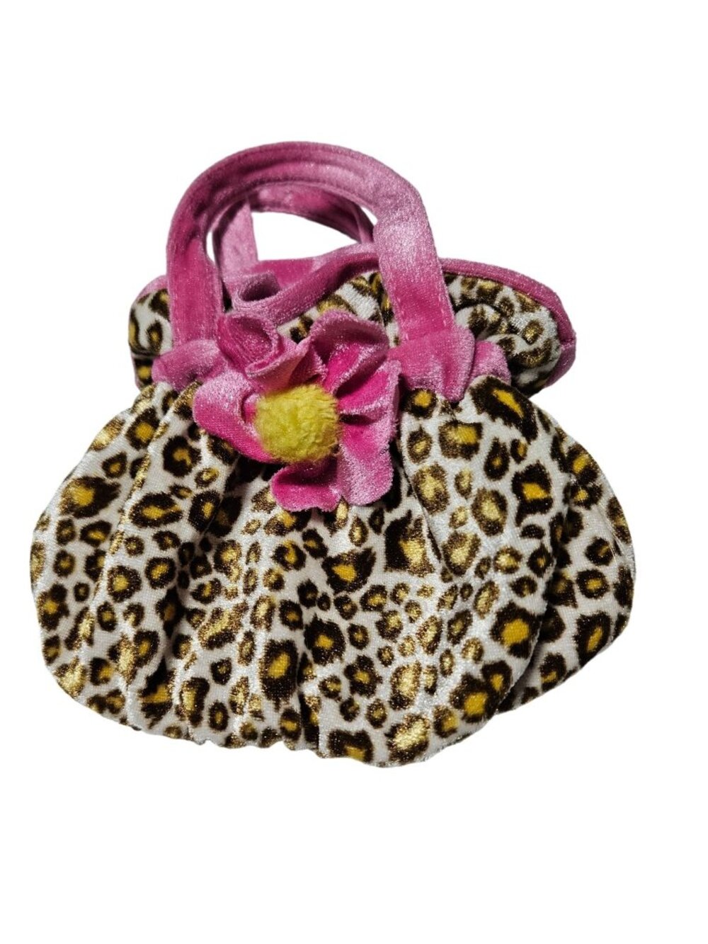 Aurora Leopard Print Plush Pet Carrier 8 inch Cat Dog Purse Play Stuffed Animal